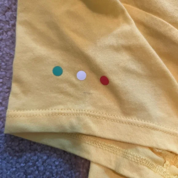 Ferrari V neck tee womens Puma Ferrari vibrant yellow nwt - Picture 5 of 10